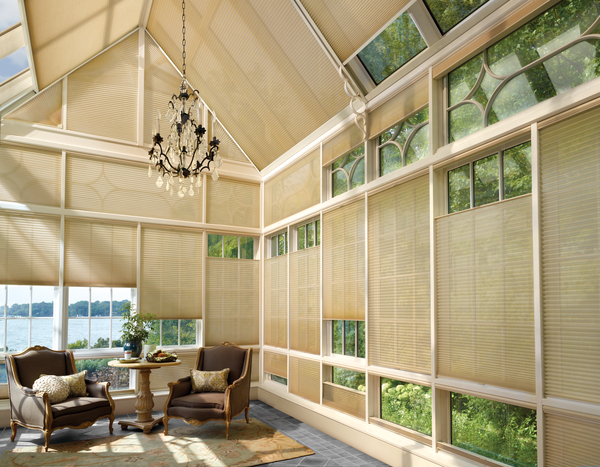 Duette® Honeycomb Shades - Window Shades for Angled Windows